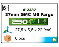 Chasseur de chars sur roues US 37 MM GMC M6 FARGO